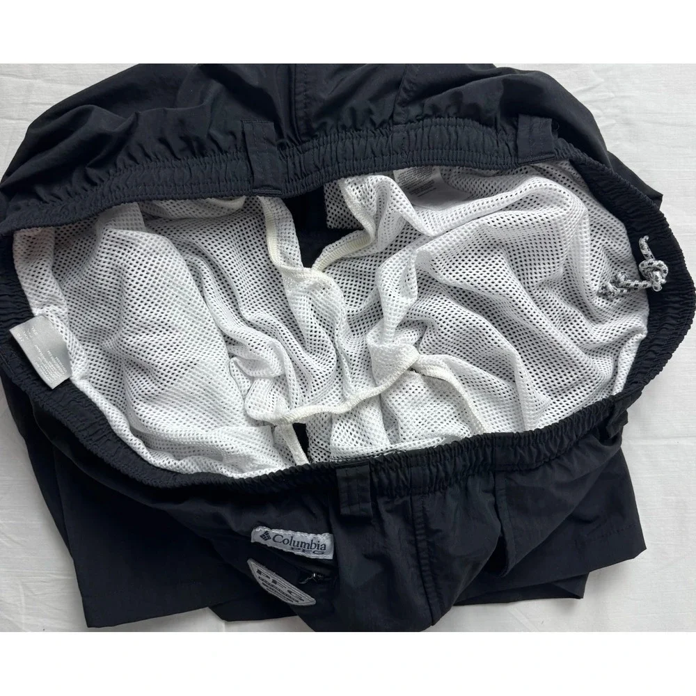 Columbia PFG Backcast Water board Swim Shorts Mens XXL Black Omni-Shade Fishing - Picture 6 of 13